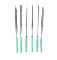 Набор мини напильников 6x160 мм, 6 предметов, "MAXIMUM" (2323)